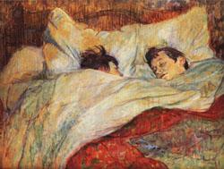 Henri De Toulouse-Lautrec The bed China oil painting art